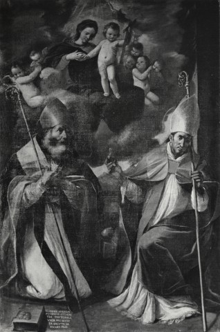 Stefani, Bruno — Preti Mattia - sec. XVII - Madonna con Bambino in gloria tra san Nicola di Bari e san Gennaro — insieme